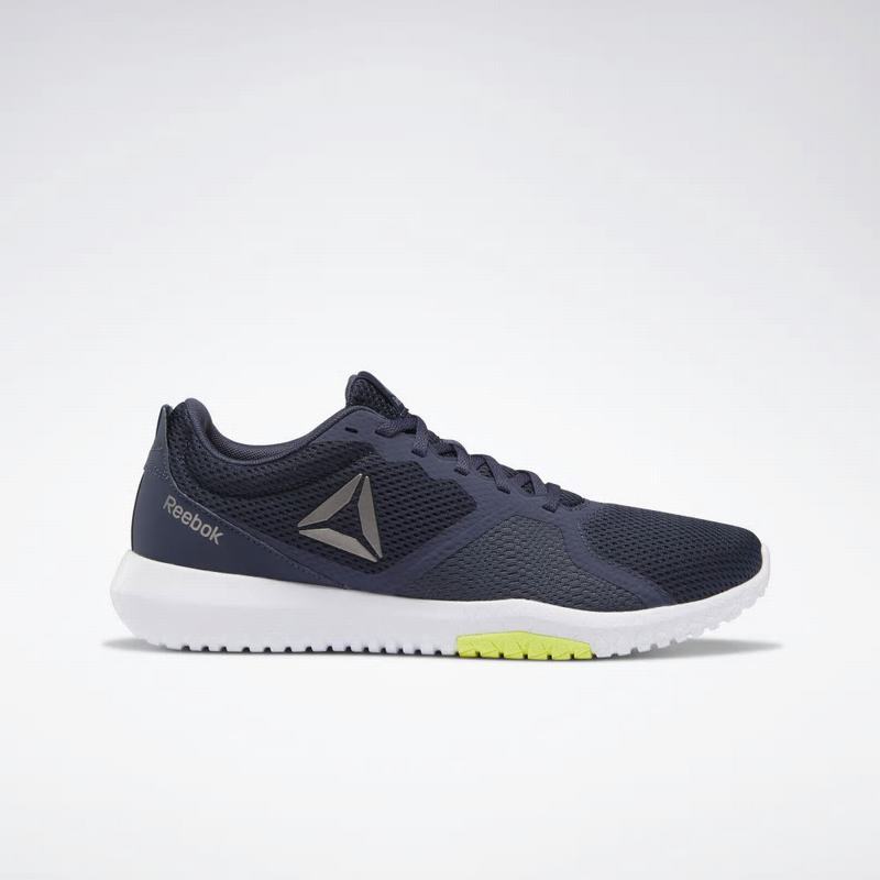 Adidasi Training Reebok Flexagon Force Barbati Bleumarin/Galbeni/Albi Romania TM6191HV